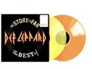 Def Leppard The Story So Far Translucent Yellow & Orange Vinyl 2 LP 2023 Ltd Ed.