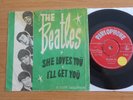 THE BEATLES RARE  NORWAY SP  SHE LOVES YOU 1963 green cover  rare