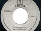 PHYLIS DILLON - IN THE GHETTO / VERSION.  1972 REGGAE 7