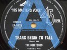 Delltones Rare OZ A-Label Promo 45 Tears begin to fall VG+ ’72 HMV EA-9978 Zappa