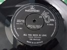 The Beatles - All You Need Is Love 1967 UK 45 PARLOPHONE 1st NO TV REFERENCE