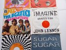 6 Singles 60er/70er Jahre Beatles, Rollig Stones u.a. gebraucht