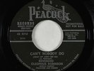 R&B Soul Gospel 45 - Reverend Cleophus Robinson - Can't Nobody Do - Peacock
