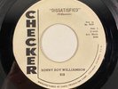 Checker 910 Sonny Boy Williamson Cross My Heart / Dissatisfied 7