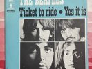 BEATLES 45.  France.  TICKET TO RIDE.  1973.  Odeon Red 006-04458.  MONO.  EX.