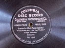 Columbia Disc Record No. 1468 JOSEPH JEFFERSON  Rip Van Winkle 1903  78 rpm E