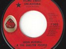 LEON RUSSELL & SHELTER PEOPLE Home Sweet Oklahoma Shelter 7302 ROCK 1970 45RPM