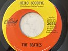 EAST COAST HELLO GOODBYE/ I AM WALRUS BEATLES CAPITOL  ORANGE YELLOW SWIRL 2056