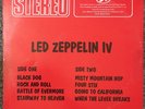 Led Zeppelin IV rock LP - very rare Cinq / Crash Music Promotions pressing R-205