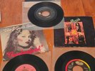 4 Vintage 1980s Vinyl 45's Poision, White Snake,Motley Crew & The J.Geils Band