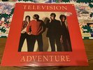 TELEVISION - ADVENTURE Vinyl Record First Press Red vinyl