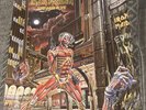 Iron Maiden Somewhere In Time LP 1986  Capital SJ-12524 VG+