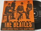 Very rare The Beatles single She Loves You Parlophone R 5055 Sweden Exc/Exc