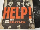Very rare The Beatles single Help  Orange Parlophone R 5305 Sweden VG/VG++