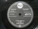 ELVIS PRESLEY 78 RPM A FOOL SUCH AS I / I NEED YOUR LOVE TONIGHT 1959 RCA 1113