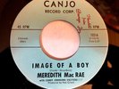Surf Pop MEREDITH MACRAE & CANDY JOHNSON EXCITERS Image of a Boy 45 CANJO NM