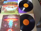 BOSTON-1ST LP ON EPIC-PROMO COPY & DON'T LOOK BACK-2 CLASSIC ROCK LP'S-1ST PRESS
