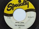 Mama Linda / Hopscotch, The Monitors, Specialty #636