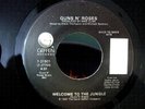 GUNS N' ROSES 45 WELCOME TO THE JUNGLE / SWEET CHILD O' MINE  VG+ Vinyl GEFFEN