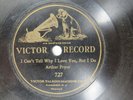 Arthur Pryor - VICTOR 727 - Trombone Solo - I Can't Tell Why I    -  7 Inch Disc