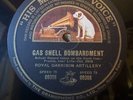 78 Rpm WW1 Gas Shell Bombardment 1918 William Gaisberg Trenches Recording Lile