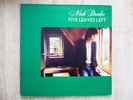 Nick Drake Five leaves left LP rare UK Pink Island pressing