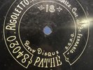 Br. Ferraris - 12” Pathe Single Side 84020 - 78 rpm record - Rigoletto Verdi