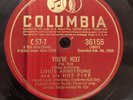 78 RPM You're Next Oriental Strut Louis Armstrong and Hot Five Columbia 36155