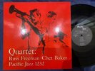 RUSS FREEMAN CHET BAKER QUARTET PACIFIC JAZZ PJ-1232 MONO JAPAN Vinyl LP