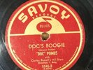 Doc Pomus Doc's Boogie/My Pott Savoy Label 5545 78 RPM Rare Shellac Record Vtg