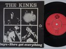 KINKS Days / She's Got Everything RARE Denmark 45 M- sleeve  garage psych danish