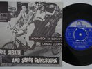 SERGE GAINSBOURG & JANE BIRKIN rare NORWAY 45 La Chanson De Slogan / Orang Outan