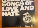 LEONARD COHEN SONGS OF LOVE AND HATE COLUMBIA C30103 US VINYL LP