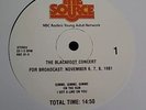 The Blackfoot Concert November 6,7,8 1981 The Source NBC 81-5  2 LPs & Cue Sheet