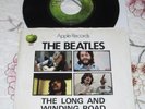 The Beatles-The Long and Winding Road/For You Blue-Vinyl 45 w/Picture Sleeve