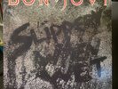 BON JOVI Slippery When Wet MERCURY LP w/ Lyric Inner Sleeve VG