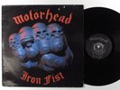 MOTORHEAD Iron Fist BRONZE LP VG+ uk l
