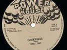 Half Pint - Greetings - Used Vinyl Record 12 - N7435z