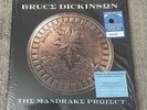 Bruce Dickinson “The Mandrake Project” Blue 2LP Signed Photo Iron Maiden New