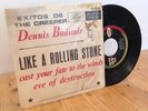 DENNIS BUDIMIR [LIKE A ROLLING STONES Bob Dylan] SHRINK 1965 MEXICO EP 45 Musart