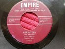 ELVIS PRESLEY RARE PHILIPPINES 'PARALYSED/MY BABY'S LEFT ME' SUN PUSH MARKS
