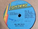 DON CARLOS Mr Big Man LIGHTNING  80's Roots Reggae 12