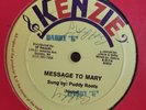 PUDDY ROOTS Message To Mary KENZIE Rub A Dub Reggae 12