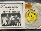 CRAZY CAVAN & RHYTHM ROCKERS EP rare UK 1973 / ROCKABILLY TEDDY BOY /SIGNED VG++