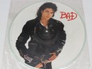 Michael Jackson Picture Disc Bad 1987 LP Vinyl Album 33 RPM Man In The Mirror