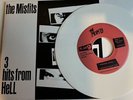 Misfits 3 Hits From Hell On White 7”