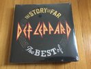 Def Leppard The Story So Far Translucent Yellow & Orange Vinyl 2 LP 2023 Ltd Ed.
