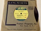 The 4 Knights 1940s EARLY R&B DOO WOP 8” Four Song 33 ep LANG-WORTH VGS 18 VG+