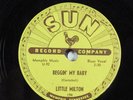 Blues 78 LITTLE MILTON Beggin' My Baby SUN 194 E HEAR 423
