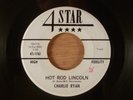 Charlie Ryan  Hot Rod Lincoln/Hot Rod Race  Rockabilly  1962 4 Star